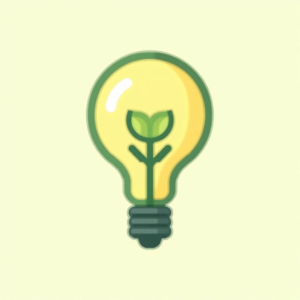 Ícono de ahorro energético